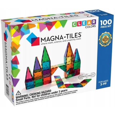 40300 - MAGNA-TILES® Clear Colors 100-delige set