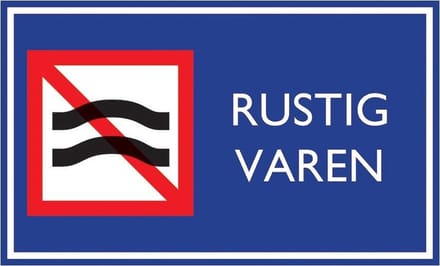 Pickup Nautic rustig varen - Bord 33x20cm
