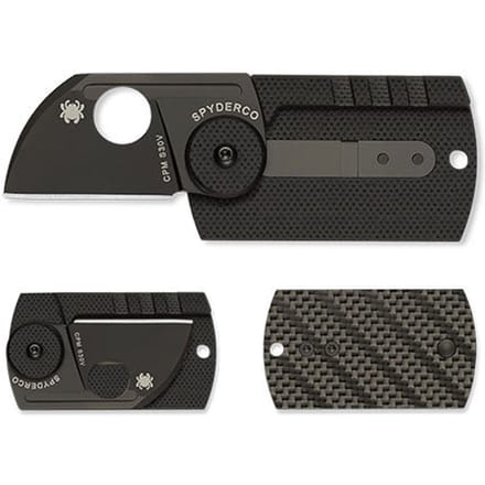 Spyderco Dogtag Folder Carbon Fiber / Black CPM S30V PE