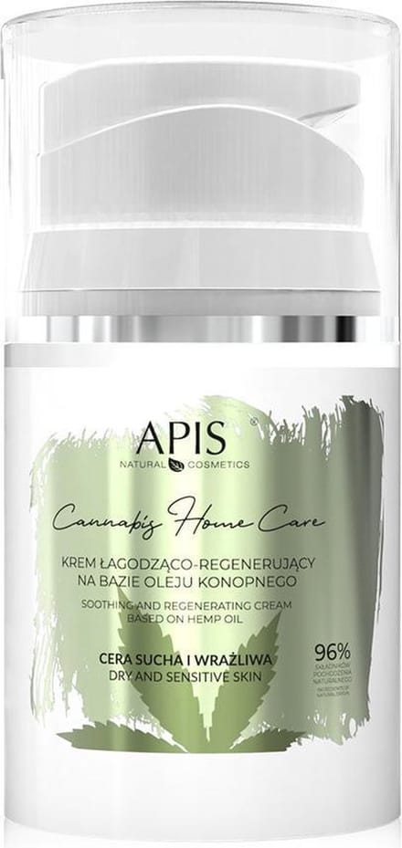 Cannabis Home Care kalmerende en regenererende crème op basis van hennepolie 50ml