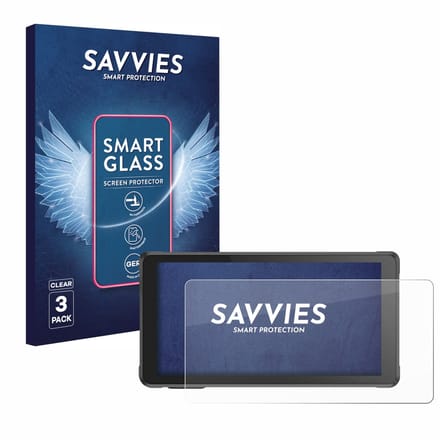 3 Stuks Savvies Screenprotector - geschikt voor Interphone RideSync - beschermfolie glas transparant
