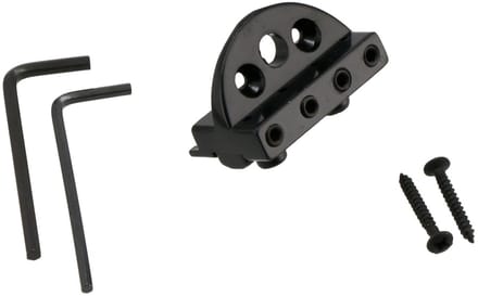 Locking nut voor headless basgitaar - Fazley 10677 - Zwart