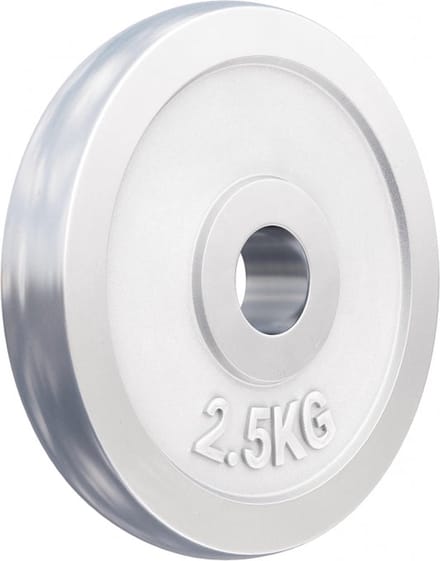 Gorilla Sports Gewichtsschijf - Halterschijf - Chroom - 30 mm - 2,5 kg