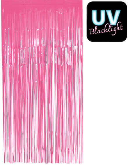 Boland - Foliegordijn Neon roze - Geen thema - Deurgordijn