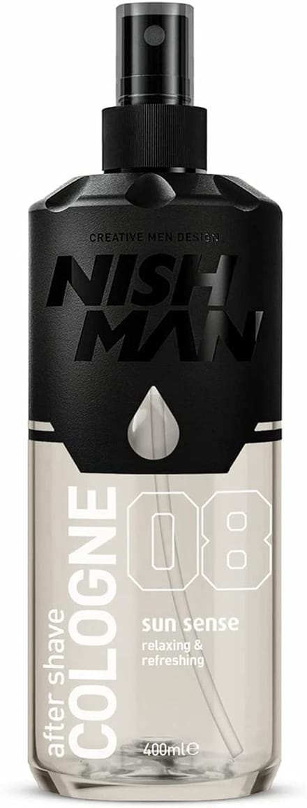 Nishman Sun Sense Aftershave Cologne 400 ml - Verfrissende Barber Cologne