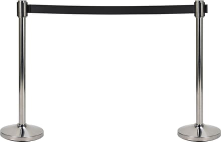 2x Afzetpaal Avalon Brushed Stainless Steel