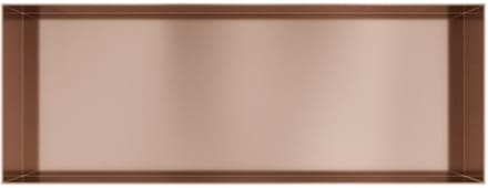 Hotbath &More Inbouwnis - 30 x 80 x 126 cm - Frameless - Geborsteld Koper PVD