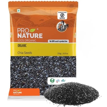 Graines de chia biologiques Pro Nature, 250 g yellow