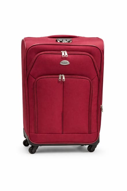 Dubai Abudabi Middelgrote Koffer - 66 cm - 65/72 Liter - Expandable - Rood