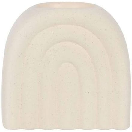 Oliebrander en wasverwarmer minimalistische speckle arch - wit