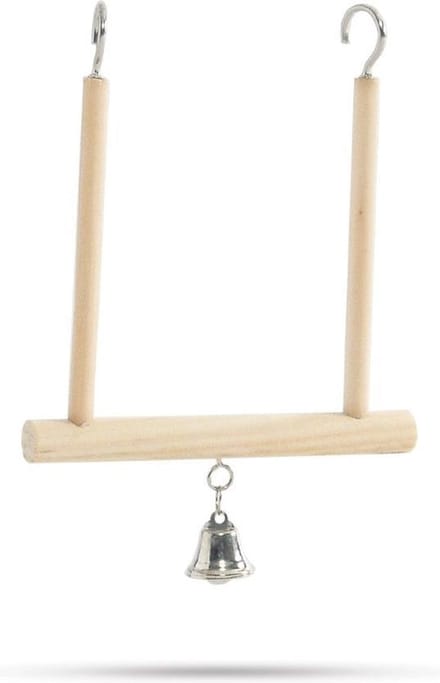 Beeztees Houten schommel - met bel