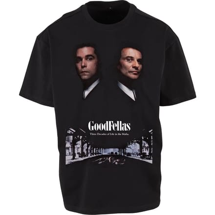 Merchcode Goodfellas - Poster Lightweight Oversize Heren Tshirt - M - Zwart