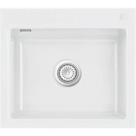 Systemceram Keradomo Mera 57 built-in sink with eccentric operation, with tap hole drilling 505702-12