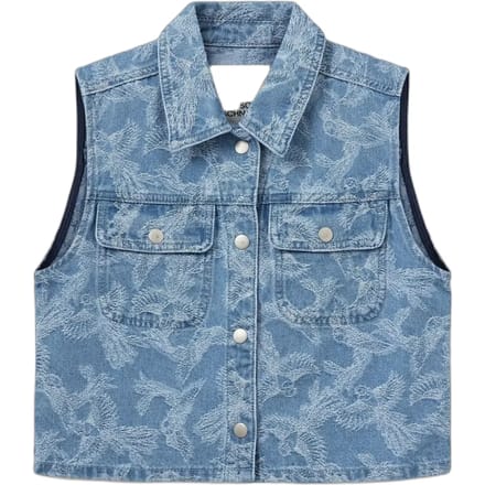 Sofie Schnoor - Carolesy denim gilet - Blauw - Maat 152