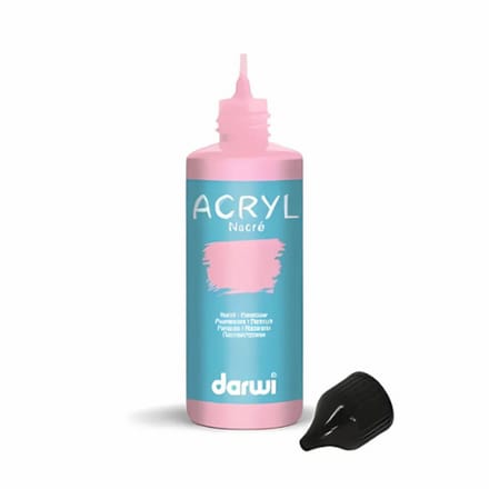 DARWI parelmoer acrylverf roze