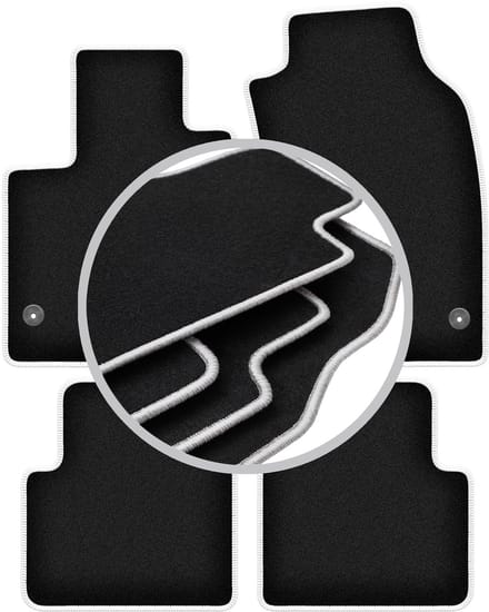 CARLUX-SILVER automatten voor: Fiat Panda III hatchback (2012-)
