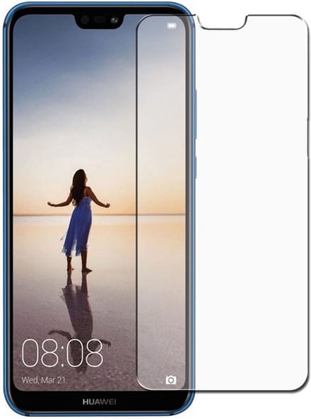 LuxeBass Screenprotector geschikt voor Huawei Y6 - glas scherm - bescherming