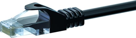 Danicom UTP CAT5e patchkabel - 2 meter zwart - 100% koper - netwerkkabel - internetkabel - UTP kabel - RJ45 - 1000 mbit/s