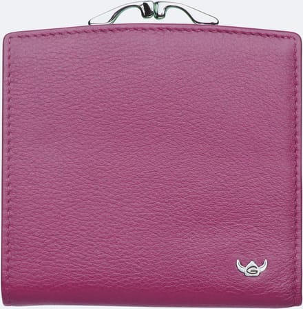 Golden Head Leren portemonnee Madrid RFID Protect Bügelbörse 2049 Fuchsia paars