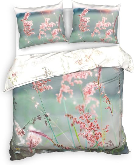 Heckett & Lane dekbedovertrek Gabrielle (Grey)-200x200/220 cm