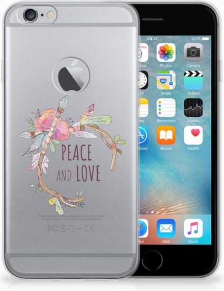 Apple iPhone 6 Plus | 6s Plus Telefoonhoesje met Naam Boho Text