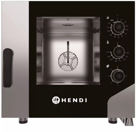 HENDI Combidampoven hetelucht en stoom - rvs - 73x85,5x70 cm - zilver - 5x GN 1/1 - horeca