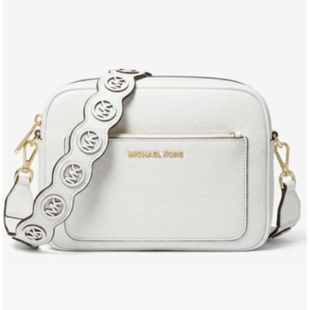 Michael Kors Jet set crossbody tas optic white