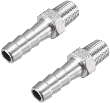 Dailygoods - 304 Roestvrij Staal Slangtule - 12 MM OD op 1/4