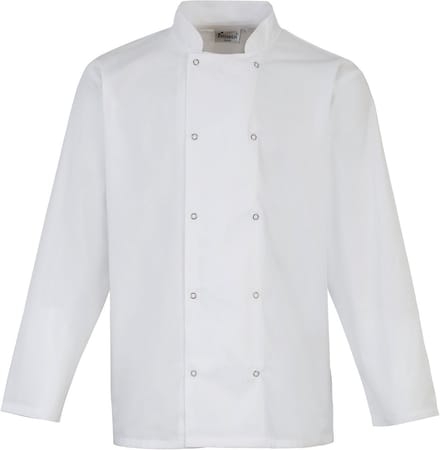 Schort/Tuniek/Werkblouse Unisex S Premier White 65% Polyester, 35% Katoen