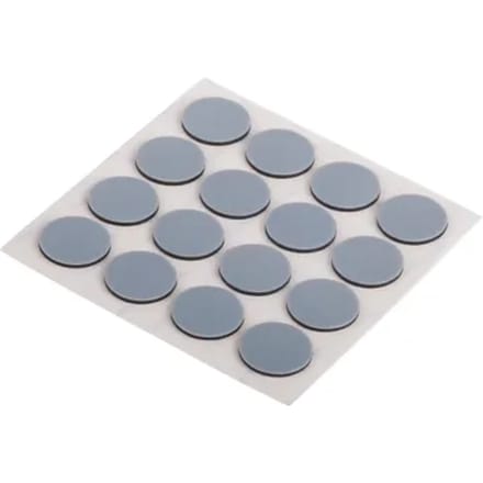 Fix-o-moll Zelfklevende Glijders Easy Glider Plat Grijs 17 Mm 16st