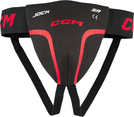 CCM - Toque - Kruisbeschermer - Kinderen - Zwart - Rood