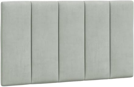 vidaXL Headboard cushion 90cm velvet light gray,headboard pillow,pillow headboard,headboard bed pillow,headboard pillow,pillow headboard bed