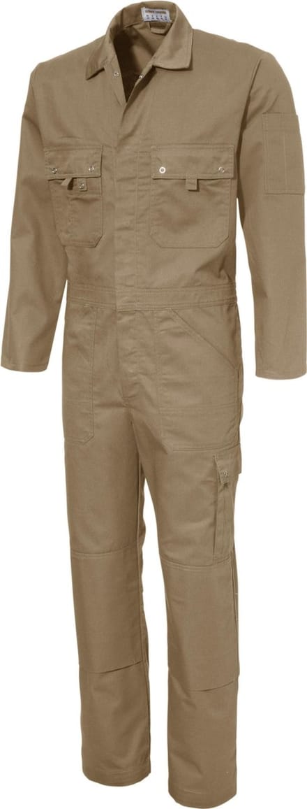 Ultimate Workwear - Standaard Overall IMST - polyester/katoen - 245gr/m2 - Khaki/Kaki