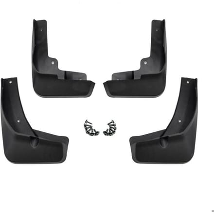 Bavettes garde-boue - NORM - Mitsubishi Eclipse Cross - 4 pièces - Résistantes - Noir noir