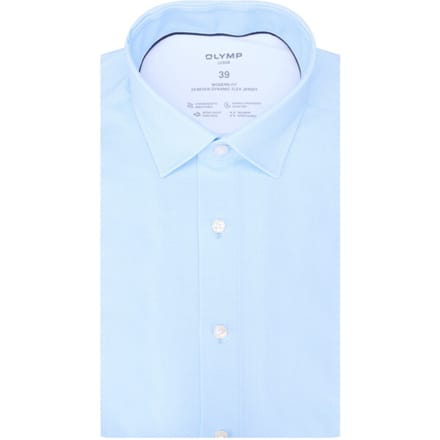 OLYMP Luxor 24/Seven Overhemd, Modern Fit, New Kent, Bleu