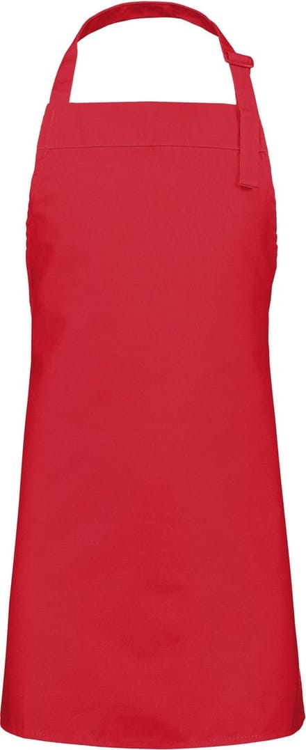 Benza Schort Keukenschort voor kinderen - Rood - 50 x 60 cm