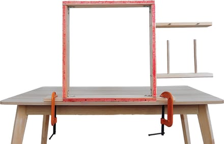 Tufting Frame - 90x90cm - Met Tafel Klemmen - Tuft Frame - Rug Tufting Frame - Tufting Frame Bouwen - Tuften - Tufting Gun