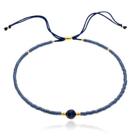 Deja Armband Miyuki Glas kralen - Dark Blue