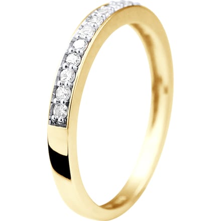 Alliance Diamonds 0,25 Cts Yellow Gold Jewelry