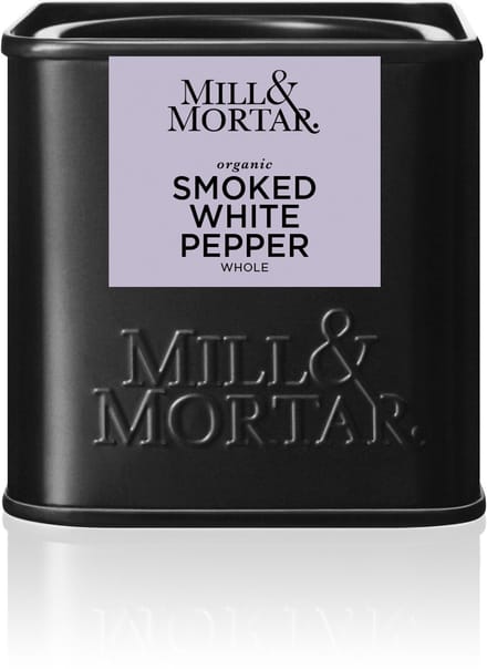 Mill & Mortar Smoked White Pepper - Biologische Witte Peper gerookt - 50 g