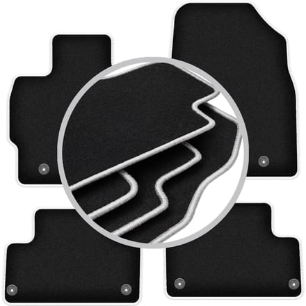 CARLUX-SILVER automatten voor: Mazda CX-7 SUV (2006-2009)