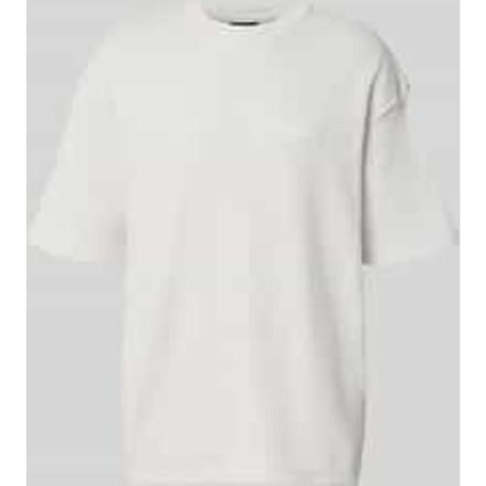 Overzized T-shirt met structuurpatroon