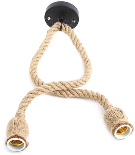 Dailygoody - E27 Lampenhouder - Vintage Hanglamp - Hoogwaardige