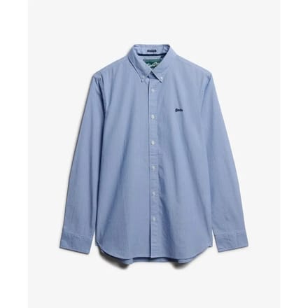 Superdry - Essentials Tailored Lite overhemd - Heren - Lange mouwen shirts