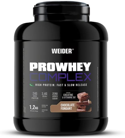 Weider Pro Whey Complex (1200g) Chocolate Fondant - Eiwitten - Eiwit Mix