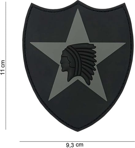 101 Inc Embleem 3D Pvc 2Nd Infantry  13028