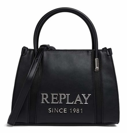 REPLAY schoudertas handtas Crossbody Bag Black zwart