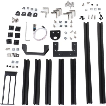 DIY computer moederbord behuizing rack warmteafvoer verticaal open aluminium frame chassis rack DIY open chassis frame gray