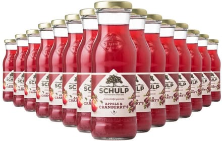 Schulp Appel & Cranberrysap Ambachtelijk 15 x 0,2 liter