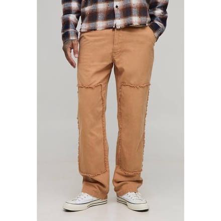Lang Bleekwas Ontspannen Pasvorm Timmermansbroek | Tan | Size 32